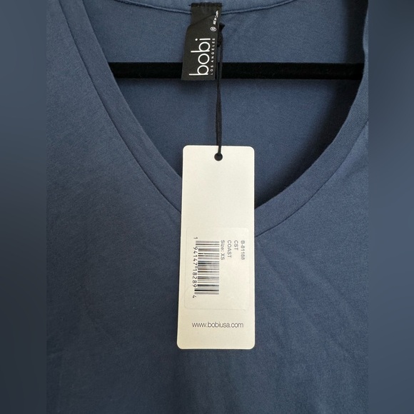 bobi Vneck High Low Tee - Picture 2 of 4